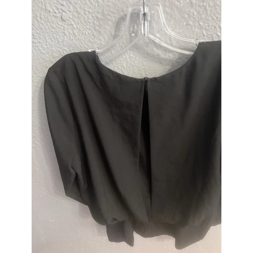 Cabi Women Blouse  Black Size Small‎ 3/4 Sleeve